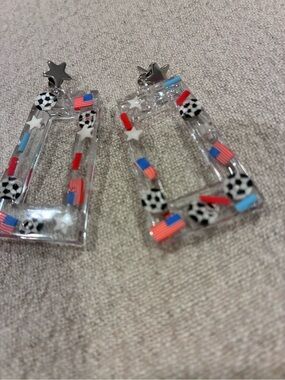 USA Soccer Earrings